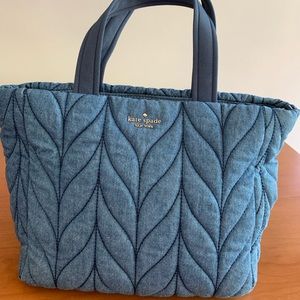 Kate Spade denim quilted, tote or cross body